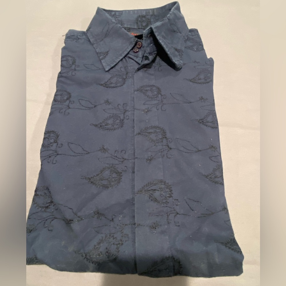 Hamnett embroidered dress shirt XL